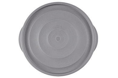 Bicolour salad bowl with lid "Sens" 1,4 L, smoky gray